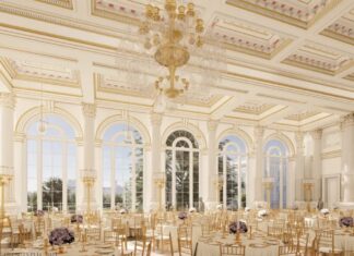 Trumpov načrt za razkošno dvorano v Beli hiši dviga prah #Foto