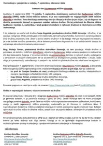 Ko zboli otrok, zboli cela družina – V nedeljo Tromostovje obarvano v rdeče za male borce z DMD 3 objava 1