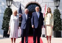 Kralj Karel III. in kraljica Camilla na zgodovinskem obisku v Beli hiši #video #foto