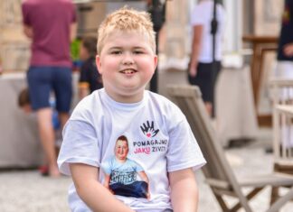 Motoristi v Novi Štifti združeni za pomoč malemu Jaku #Foto