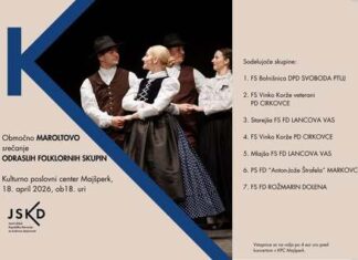 Večer slovenskih plesov in glasbe navdušil obiskovalce v Majšperku