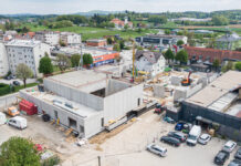 Napredek gradnje kulturnega centra v Ivančni Gorici blizu cilja