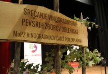 Vinogradniški pevski zbori navdušili Dolenjsko z ubranim petjem #foto