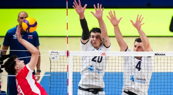 Slovenski odbojkarji v Ligi narodov prvič poraženi: Japonska prekinila niz zmag