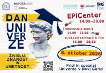 Danes bo v Novi Gorici živahno: znanost in umetnost se selita v EPICenter, obiskovalce čakajo tudi posebni izzivi