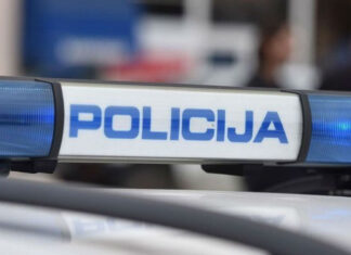 Tragična nesreča na Dolenjskem: Avtomobil trčil v drevo in pristal na strehi, voznik umrl